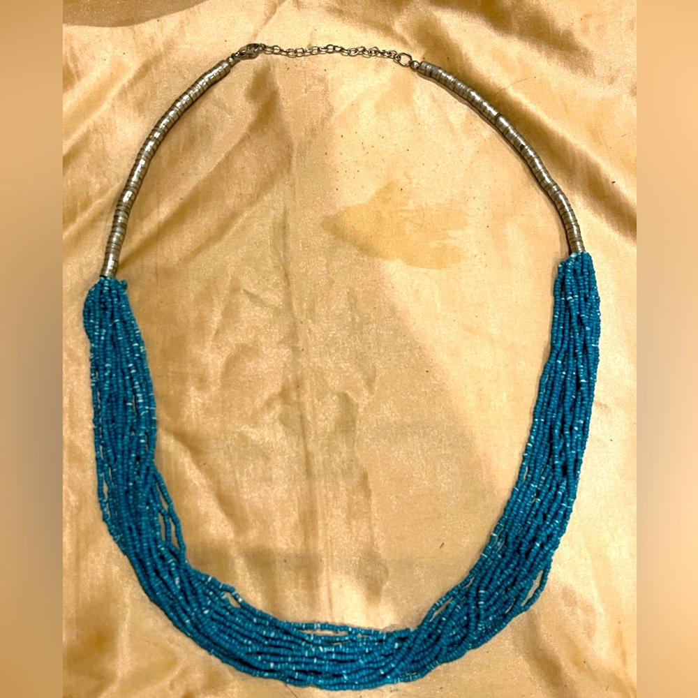 Turquoise Beaded Necklace